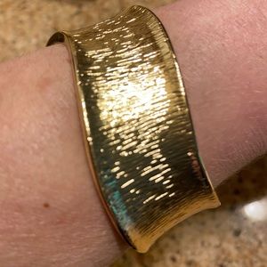 Gold cuff bracelet / gorgeous
